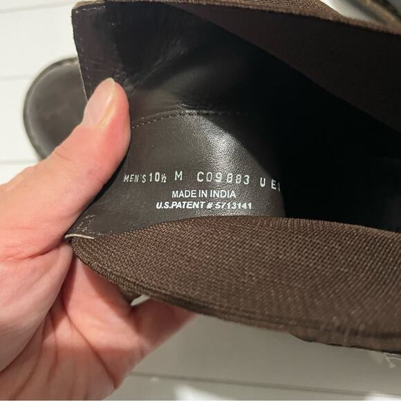 Cole Haan Brown Leather Pull On Classic Chelsea Boots Kens Size 10.5 - Picture 9 of 11